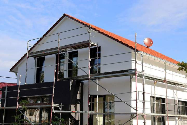 Travaux de ravalement façade Loudun